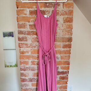 Gap cotton blend dress xs pink mauve